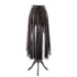 SiaLinda: Rock Leonie, schwarz, Design Rock der O, asymmetrisch, geschlitzt - SiaLinda.com
